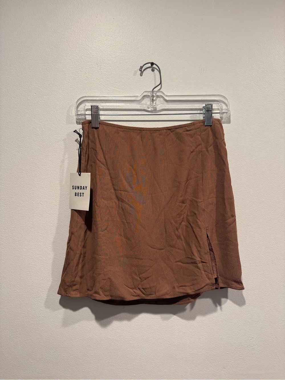 Aritzia Sunday Best Brown Mini Skirt